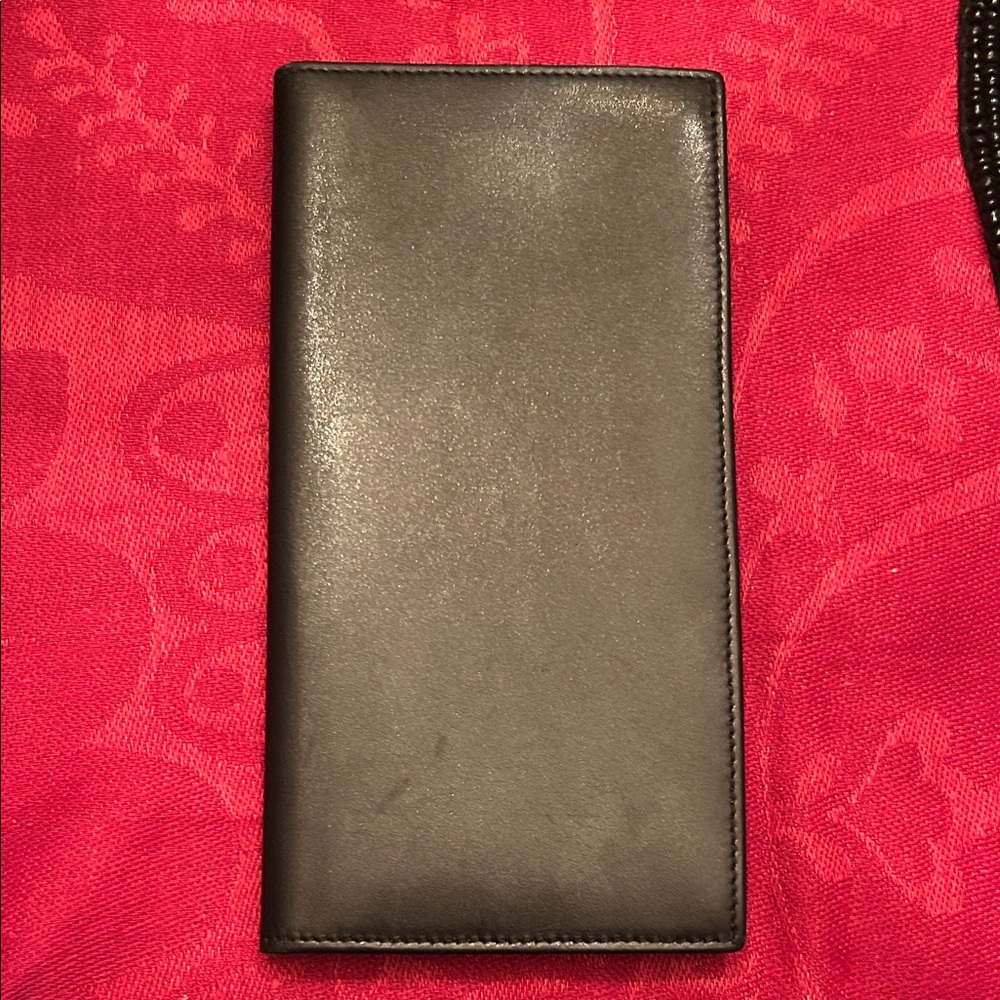 Dunhill Black Leather Wallet EUC